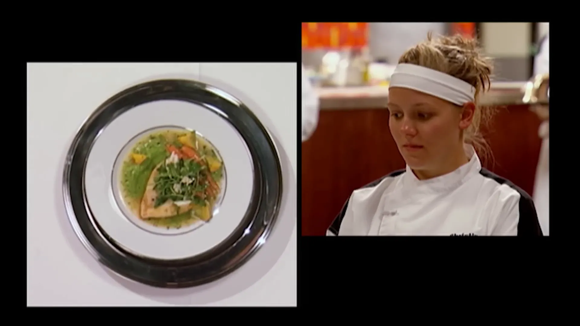 Jen and Christina waiting for Chef Ramsay’s decision