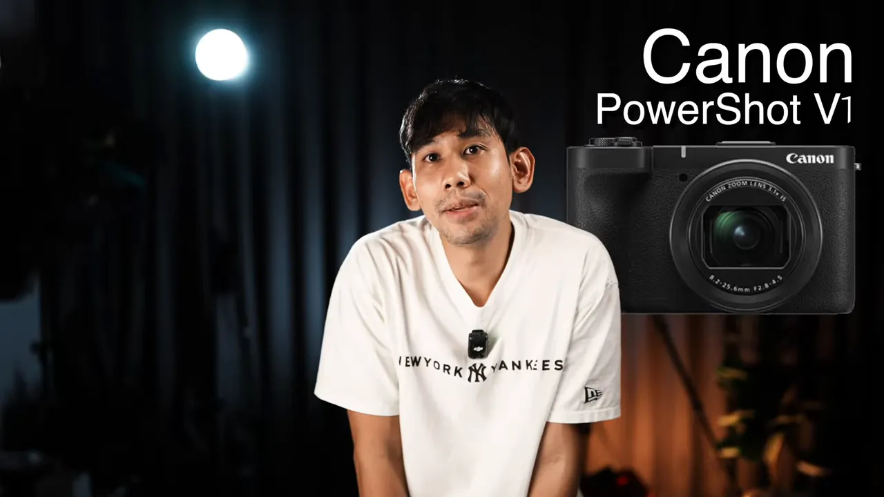 Ricoh GR IV VS Compact 4 รุ่น 11 Canon PowerShot V1 หน้าจอพับขึ้นสำหรับเซลฟี