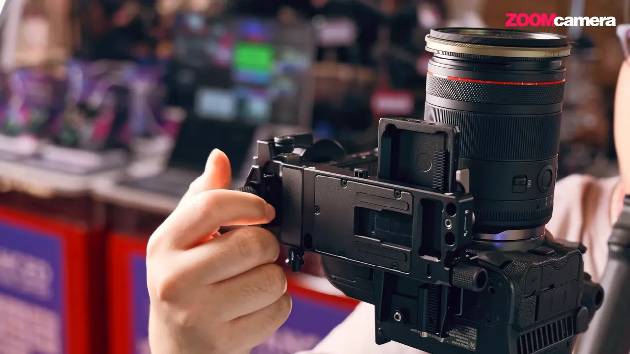 DJI RS5 กิมบอลตัวจบรุ่นใหม่ที่ไม่ได้แค่นิ่งขึ้น แต่ทำงานไวขึ้นจริง 5 รายละเอียดจุดต่อบนชุดกล้องที่ติดกับ DJI RS5 แบบชัดเจนระยะใกล้
