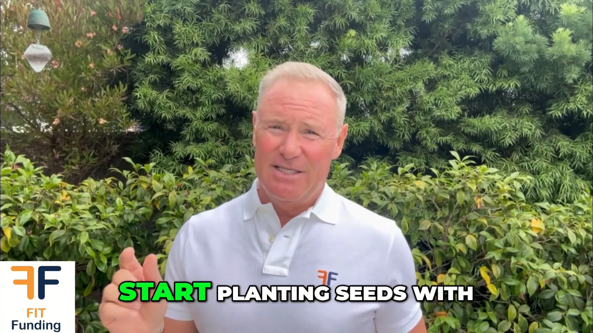 Jay Talbert encouraging to plant seeds for September success
