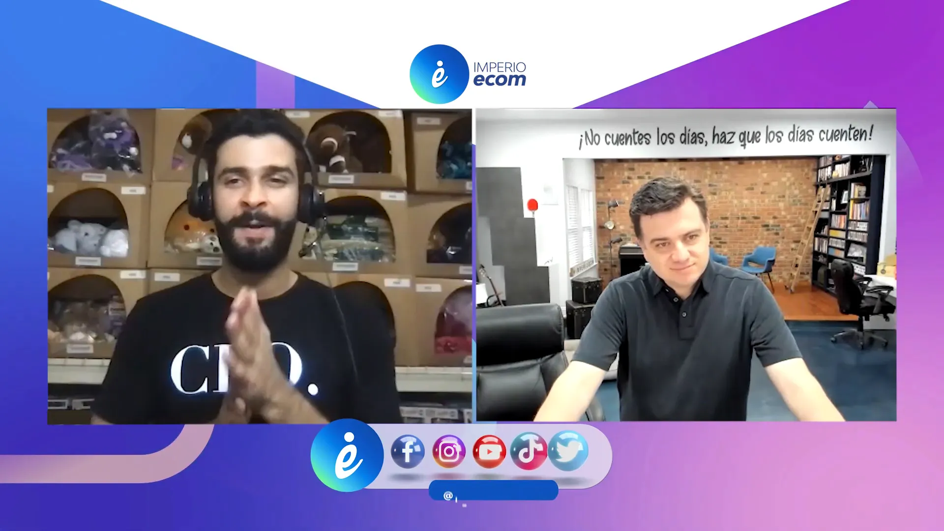 Julio Díaz dando consejo a emprendedores