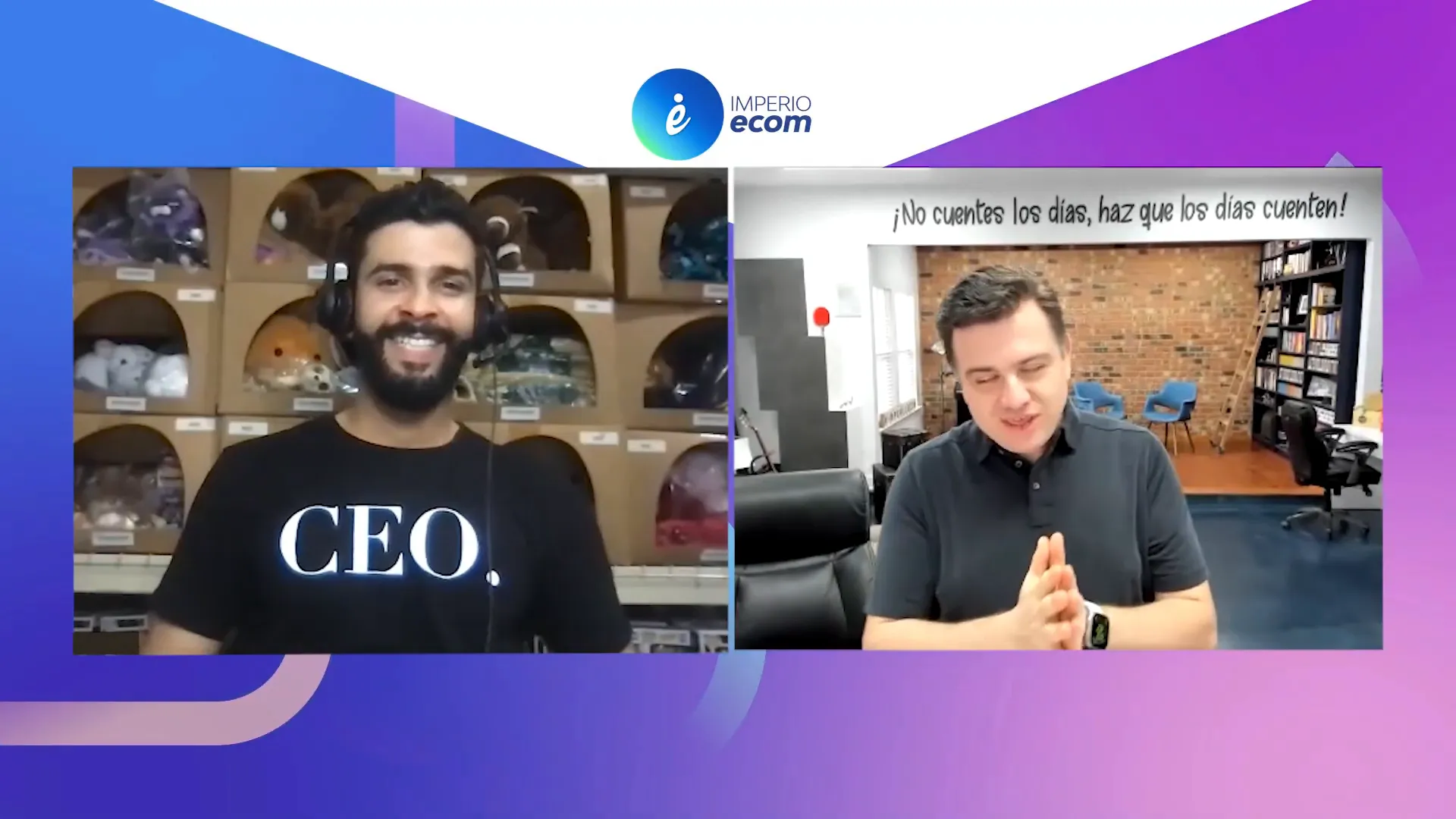 Julio Díaz, CEO de iLogistix USA presentando