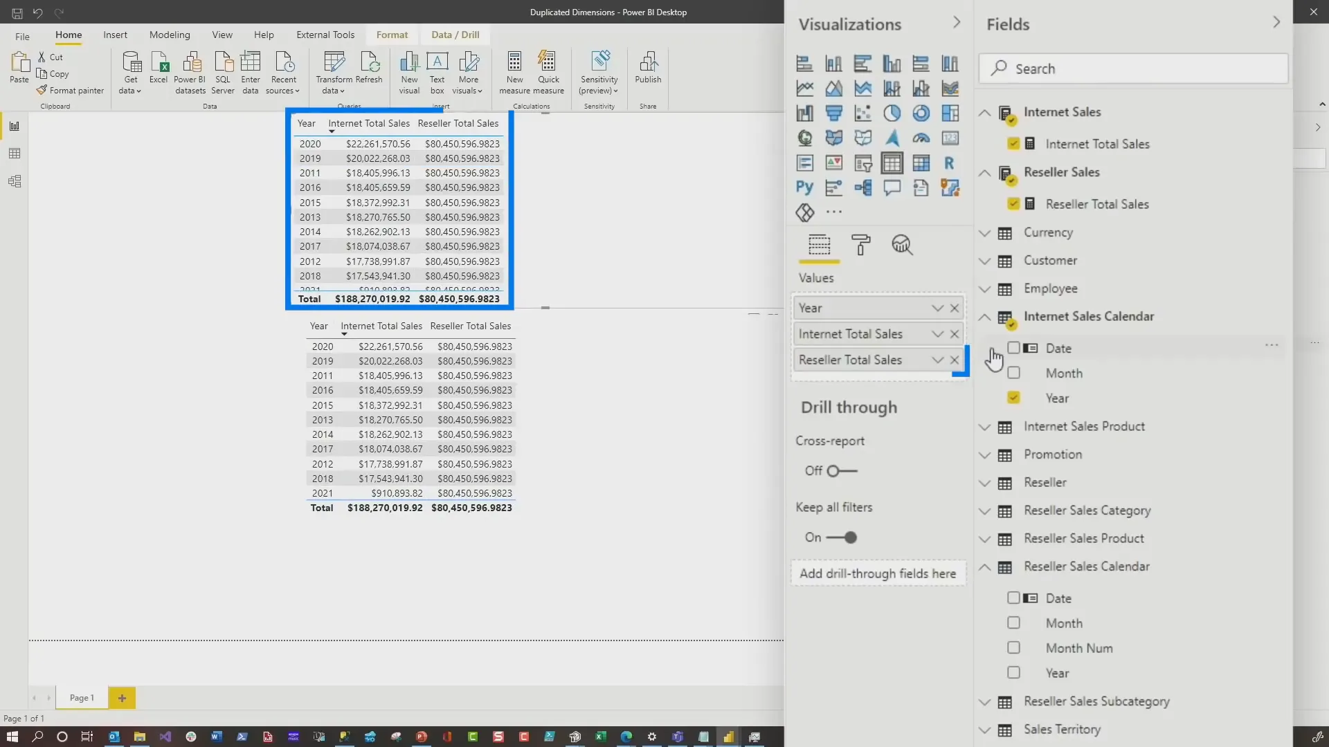 Handling Multiple Fact Tables in Power BI