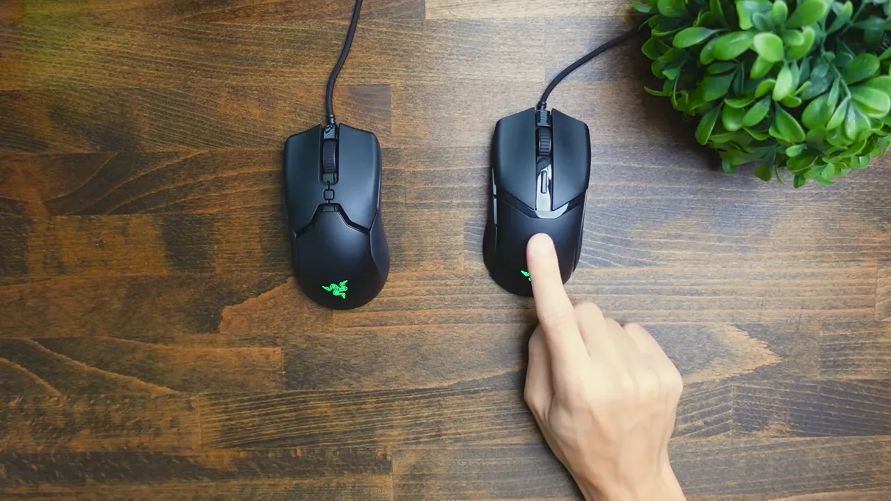 Razer Cobra on a desk, highlighted as my recommended pick
