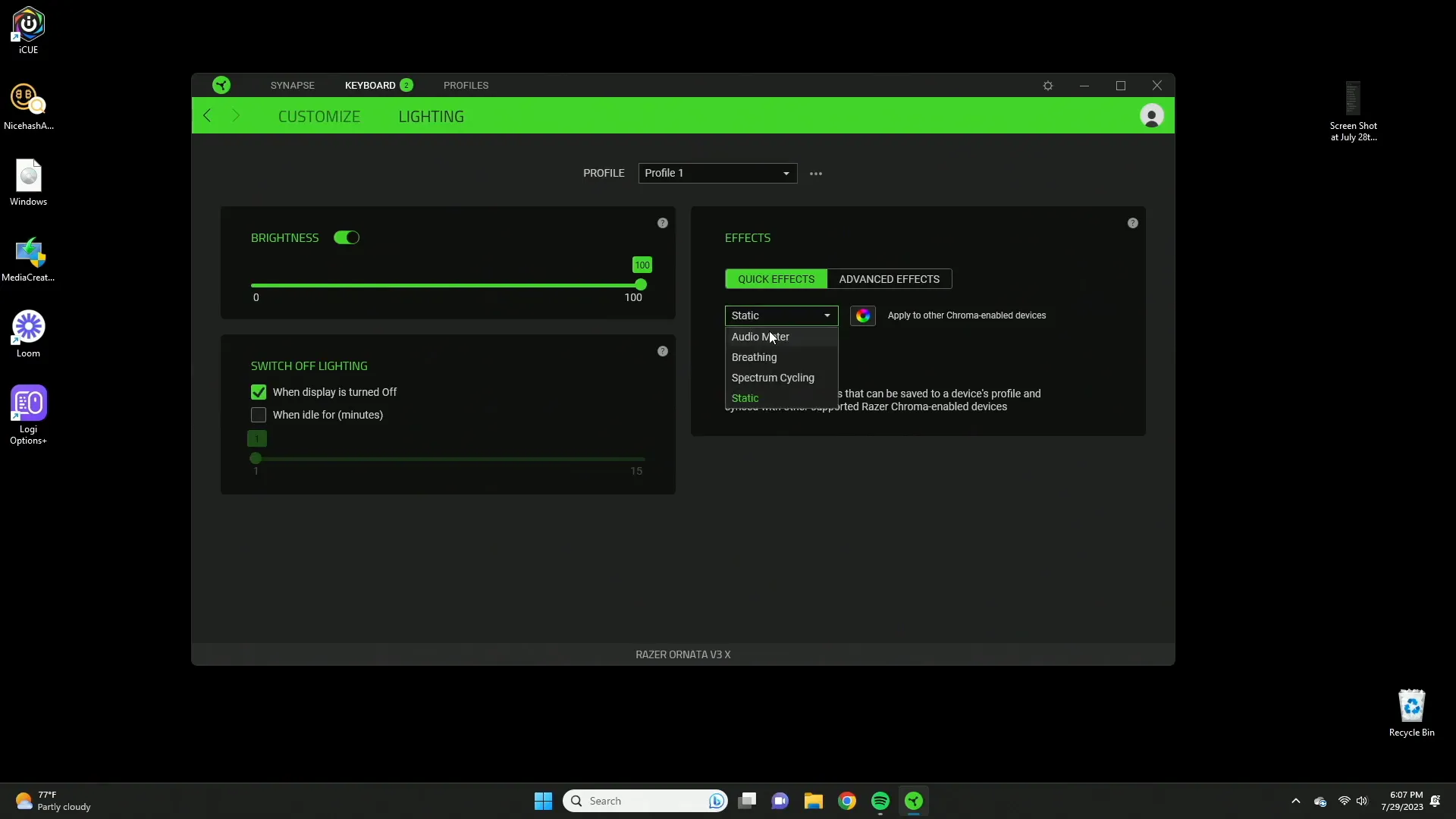 Software feature comparison between Razer Ornata V3 and V3 X