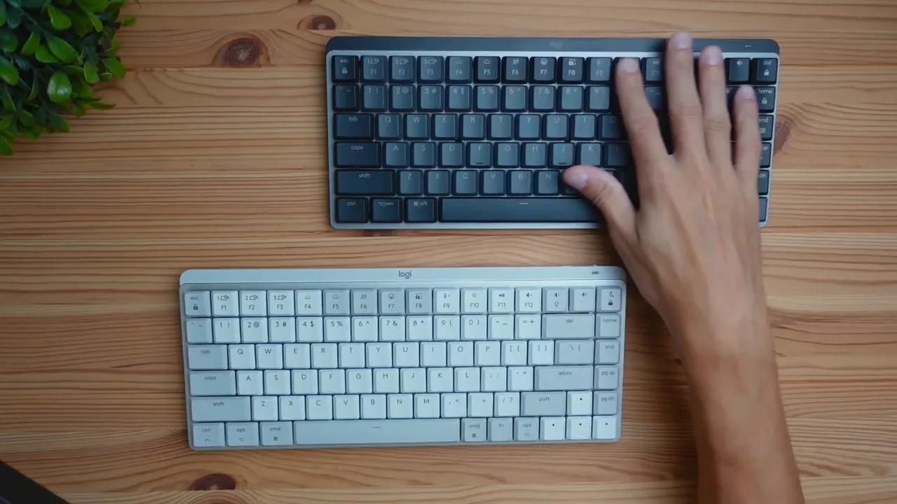 Both keyboards side-by-side showing similar overall design and profile.