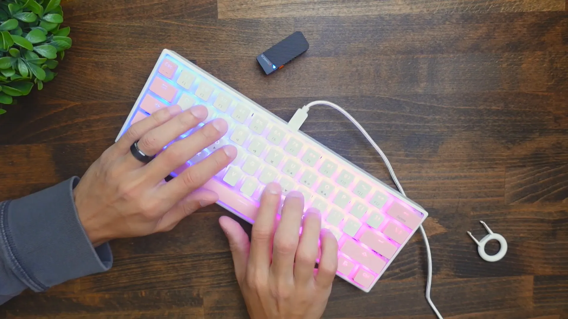 Typing Sound Test on Seenda KMC1 Keyboard