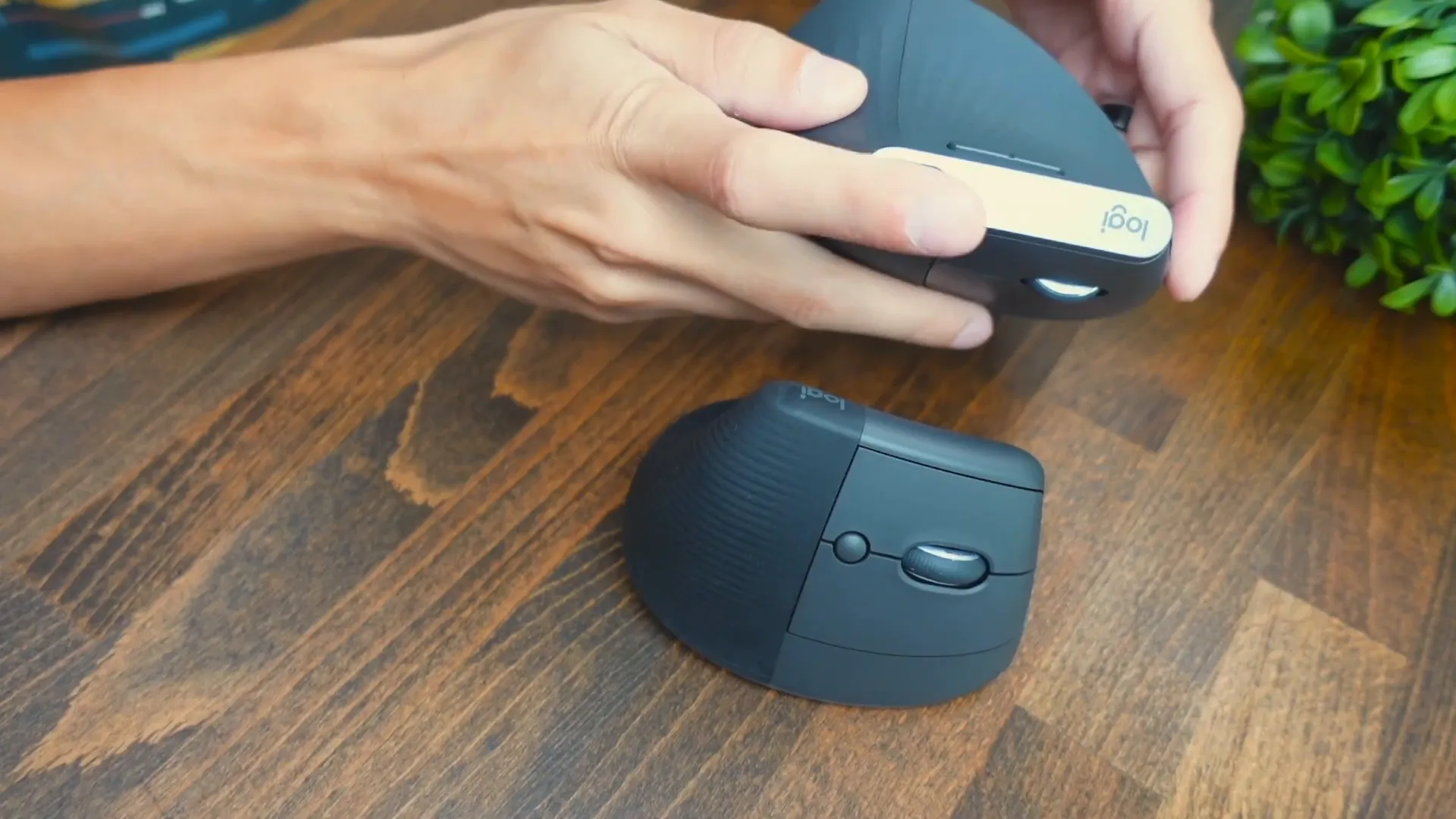 Logitech button placement comparison