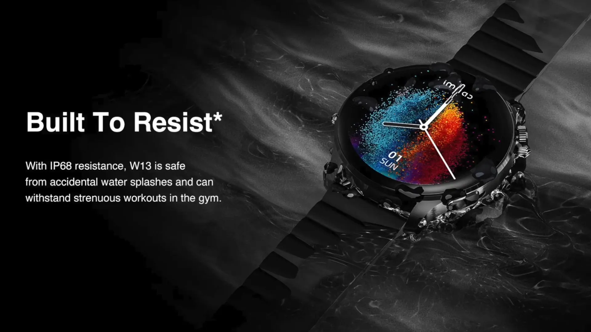 W13 smartwatch features overview