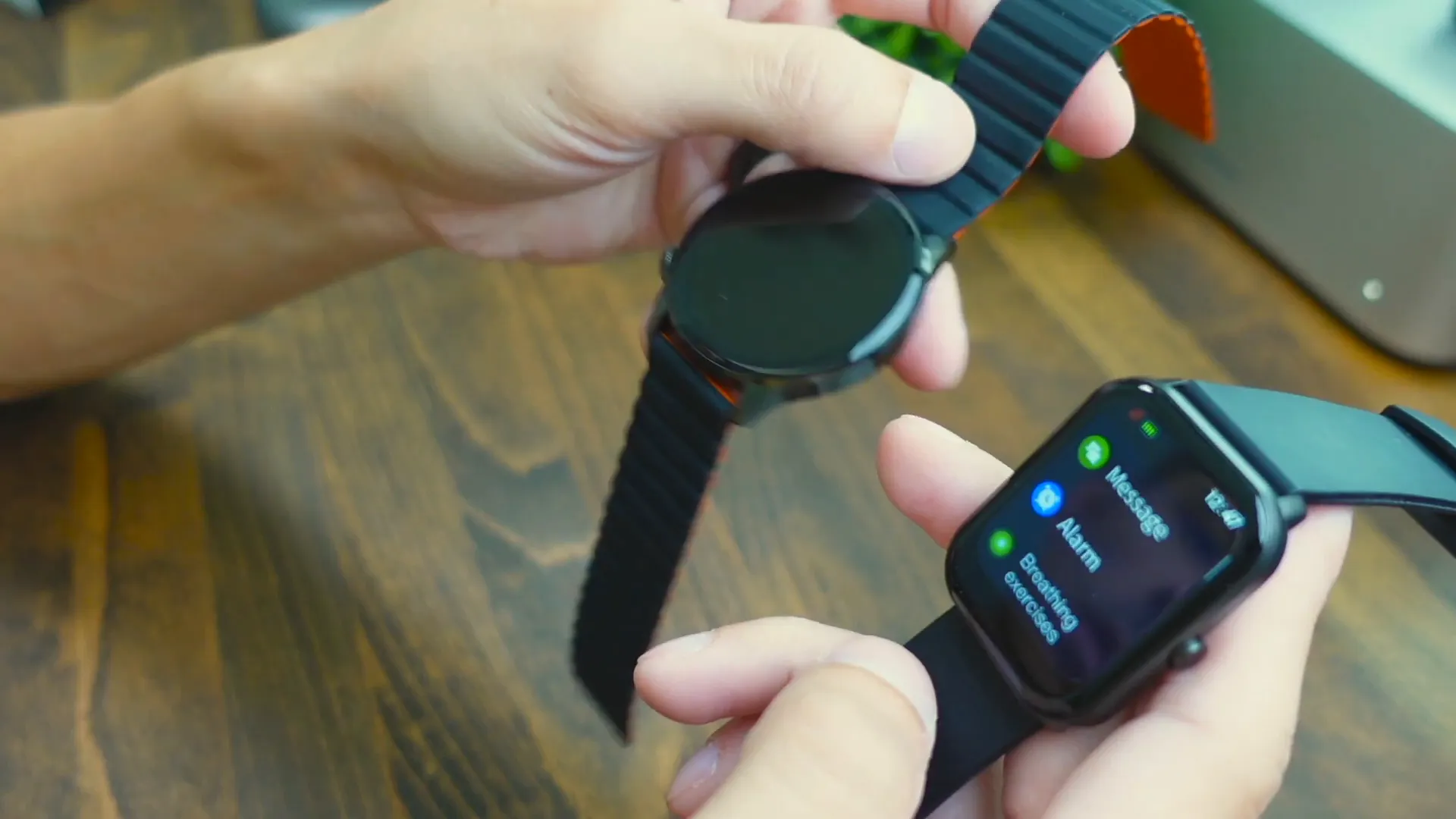 Comparing the W13 and W01 smartwatch models