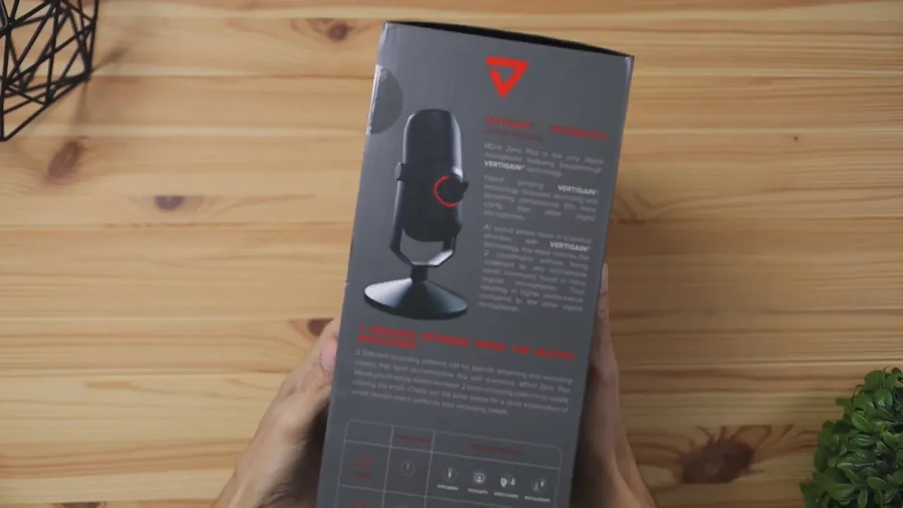 Thronmax MDrill Zero Plus retail box back panel with specifications