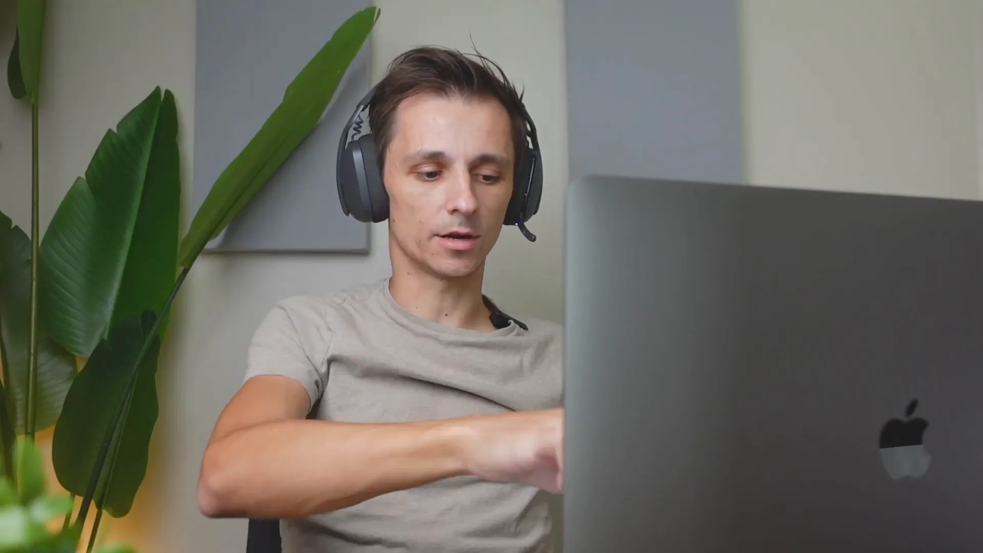 Background noise test with Logitech Zone Vibe 125 microphone