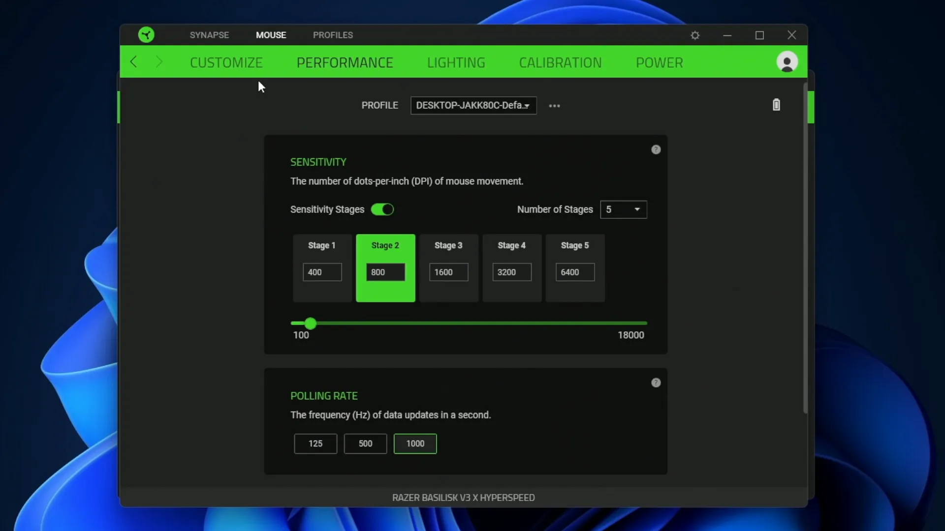 DPI Settings
