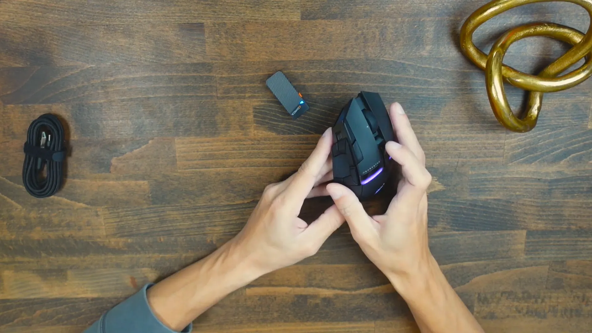 Typing test for Corsair DARKSTAR RGB Wireless Gaming Mouse