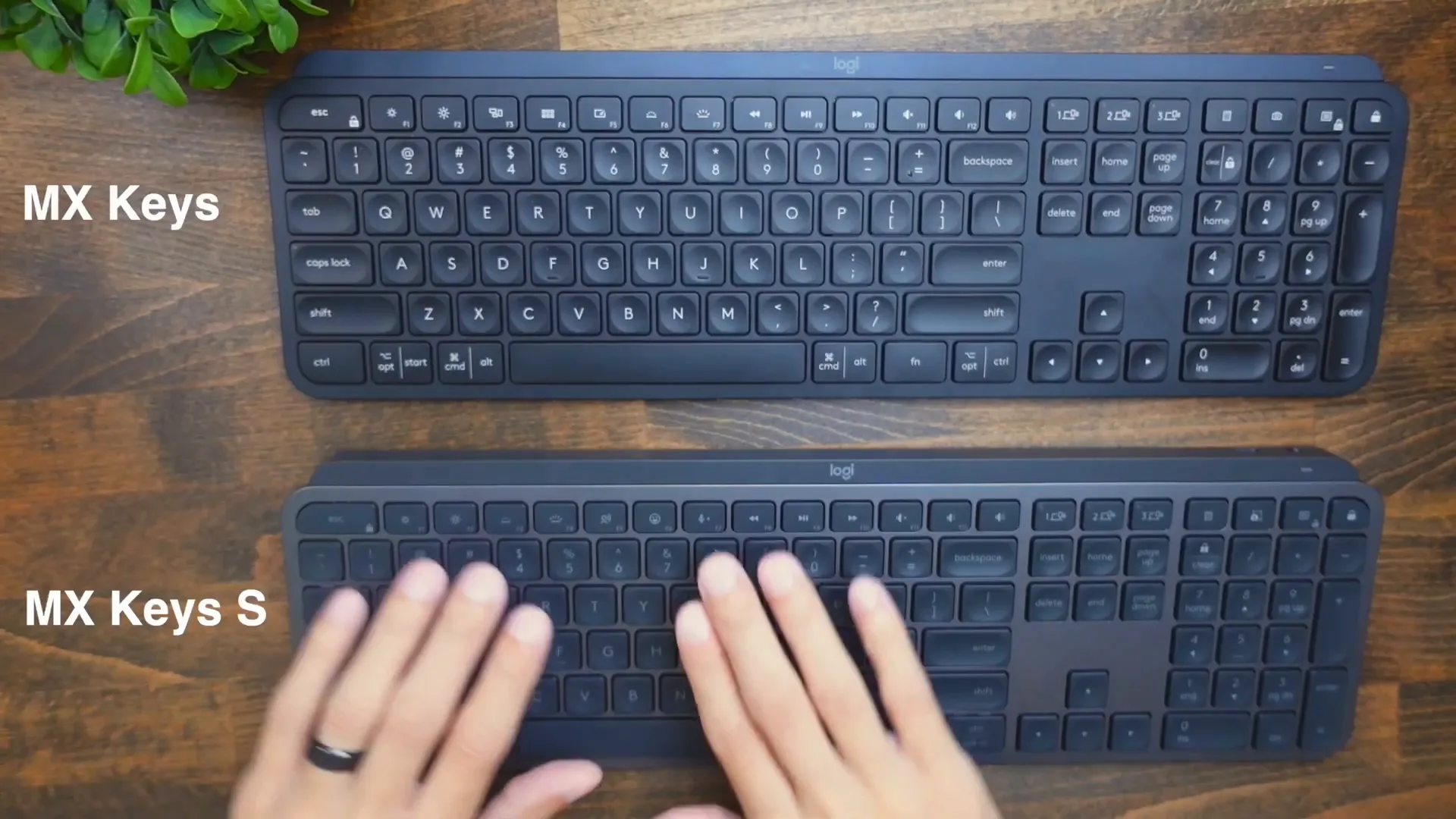 Typing Experience on Logitech MX Keys