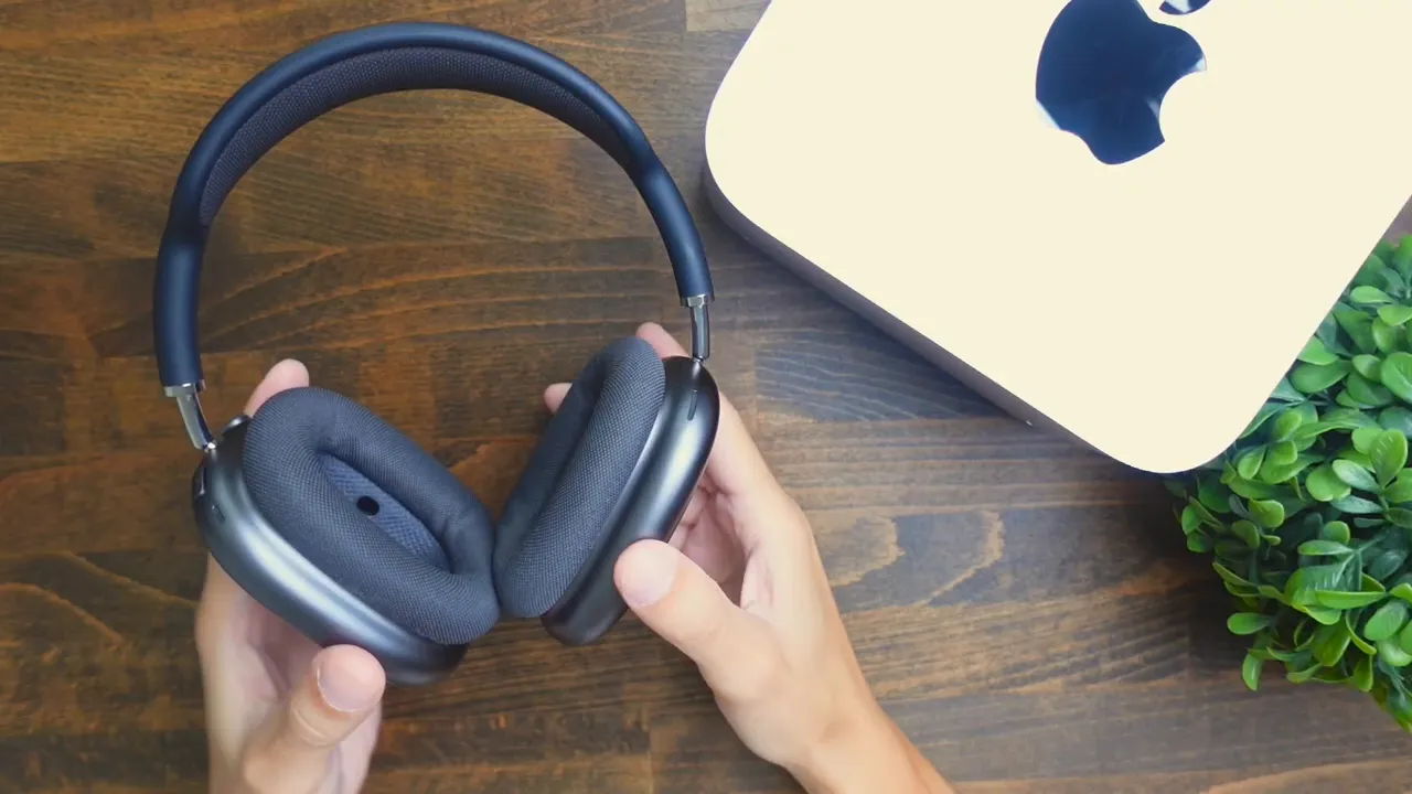 AirPods Max on a desk