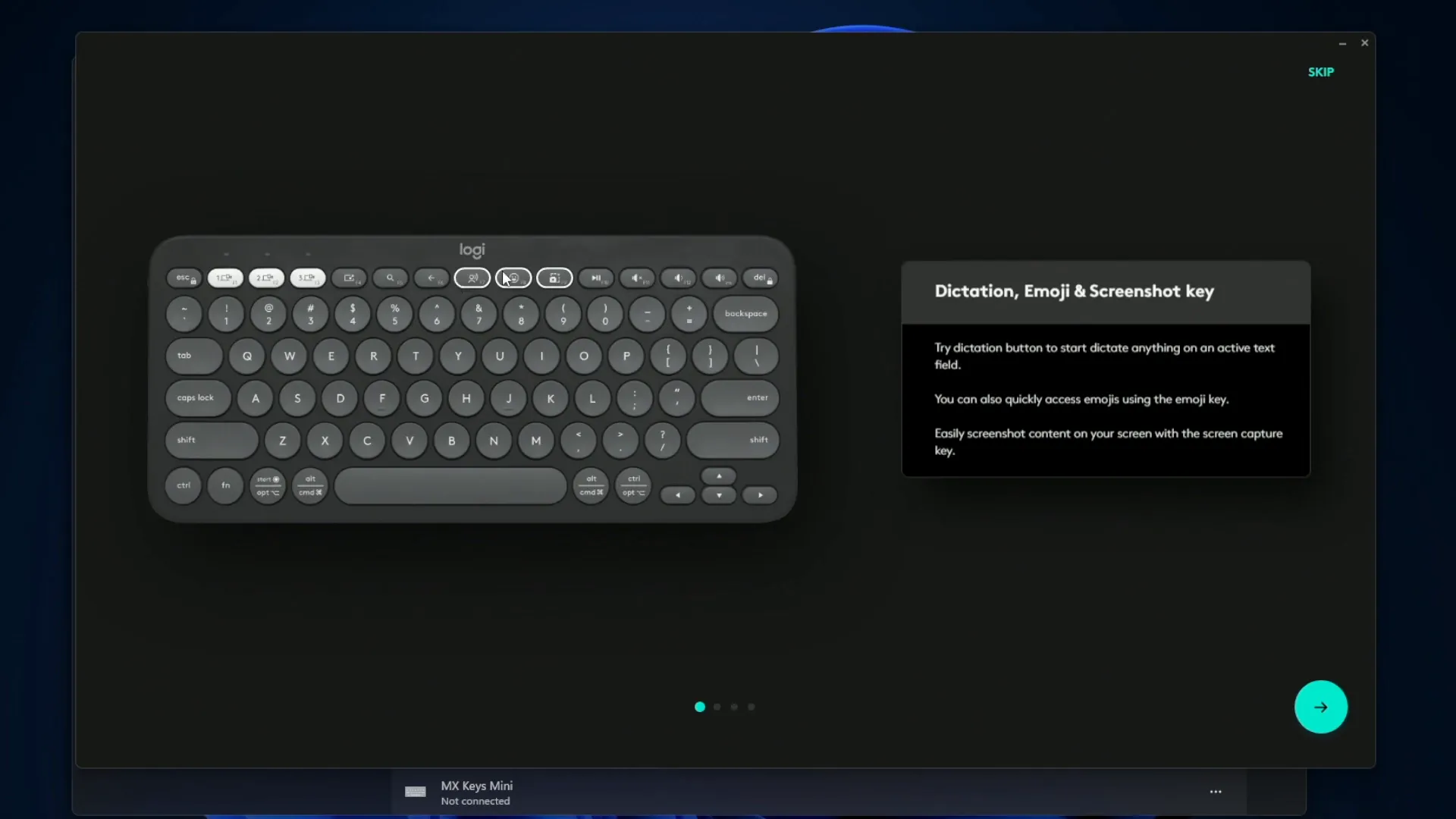 Logitech Options+ software