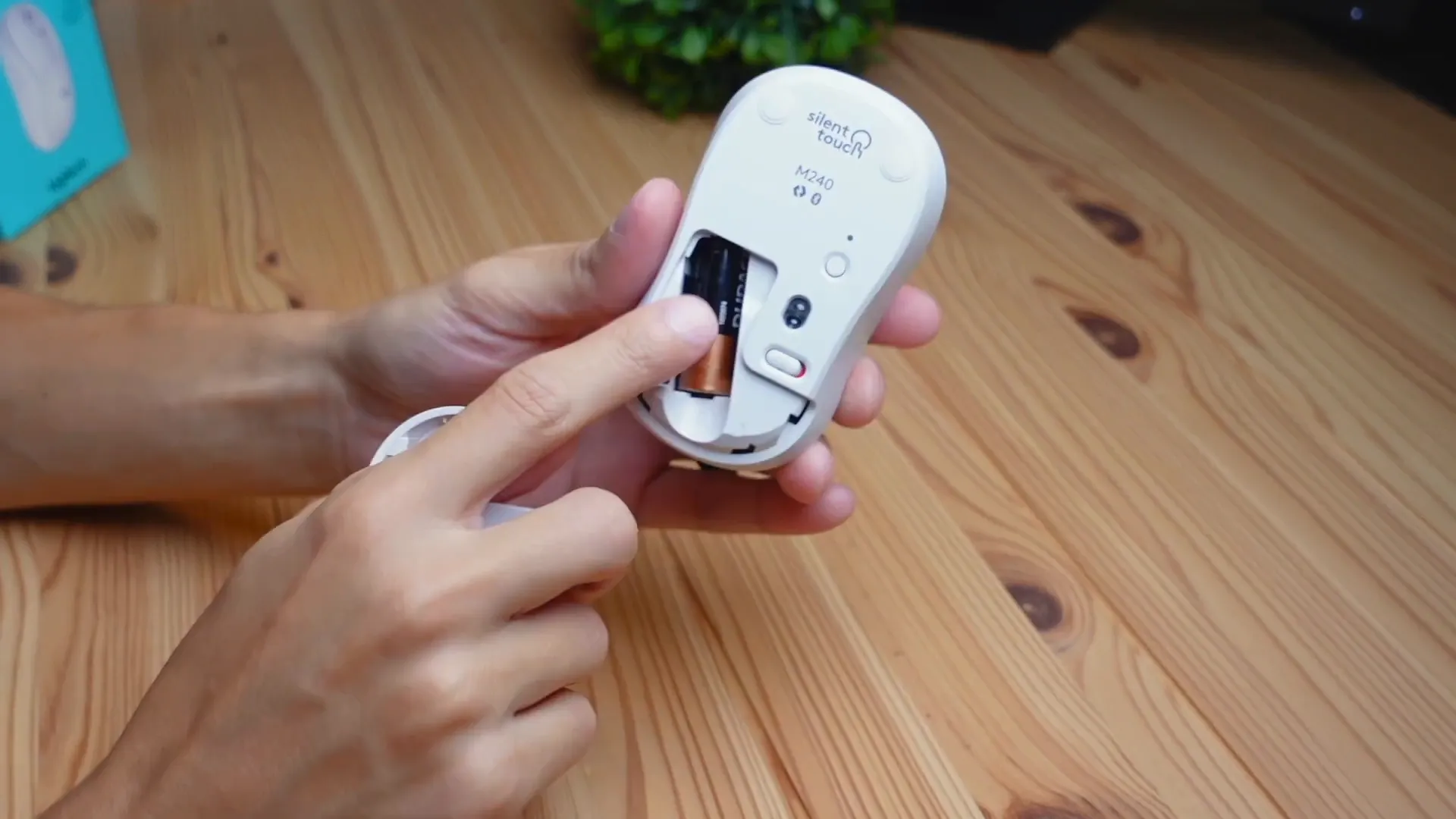 Under the Logitech M240 Silent Mouse