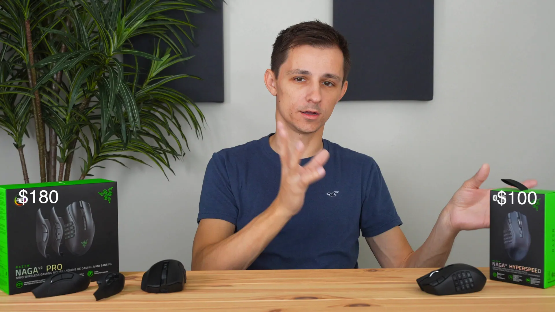 Price comparison of Razer Naga V2 Pro and Hyper Speed