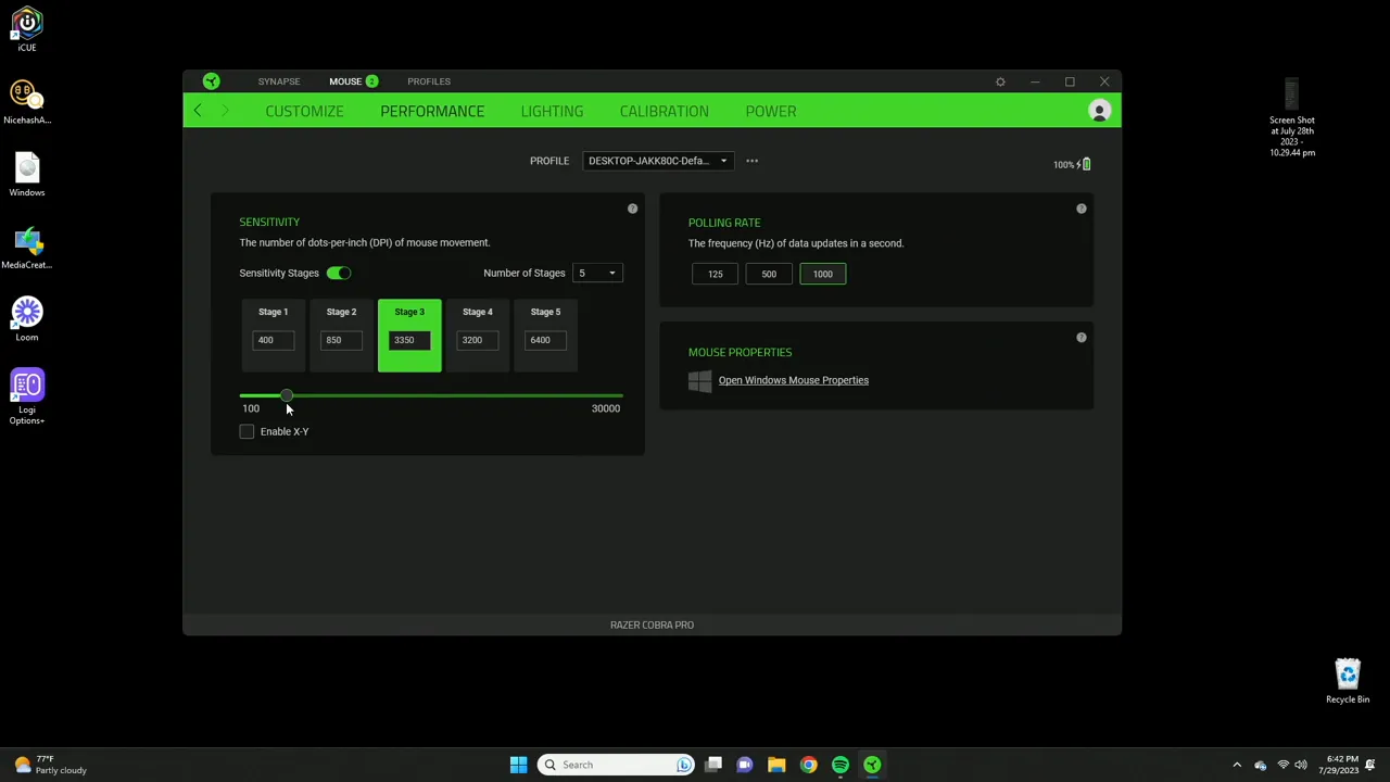 Close up of sensor area showing standard Cobra sensor versus Cobra Pro