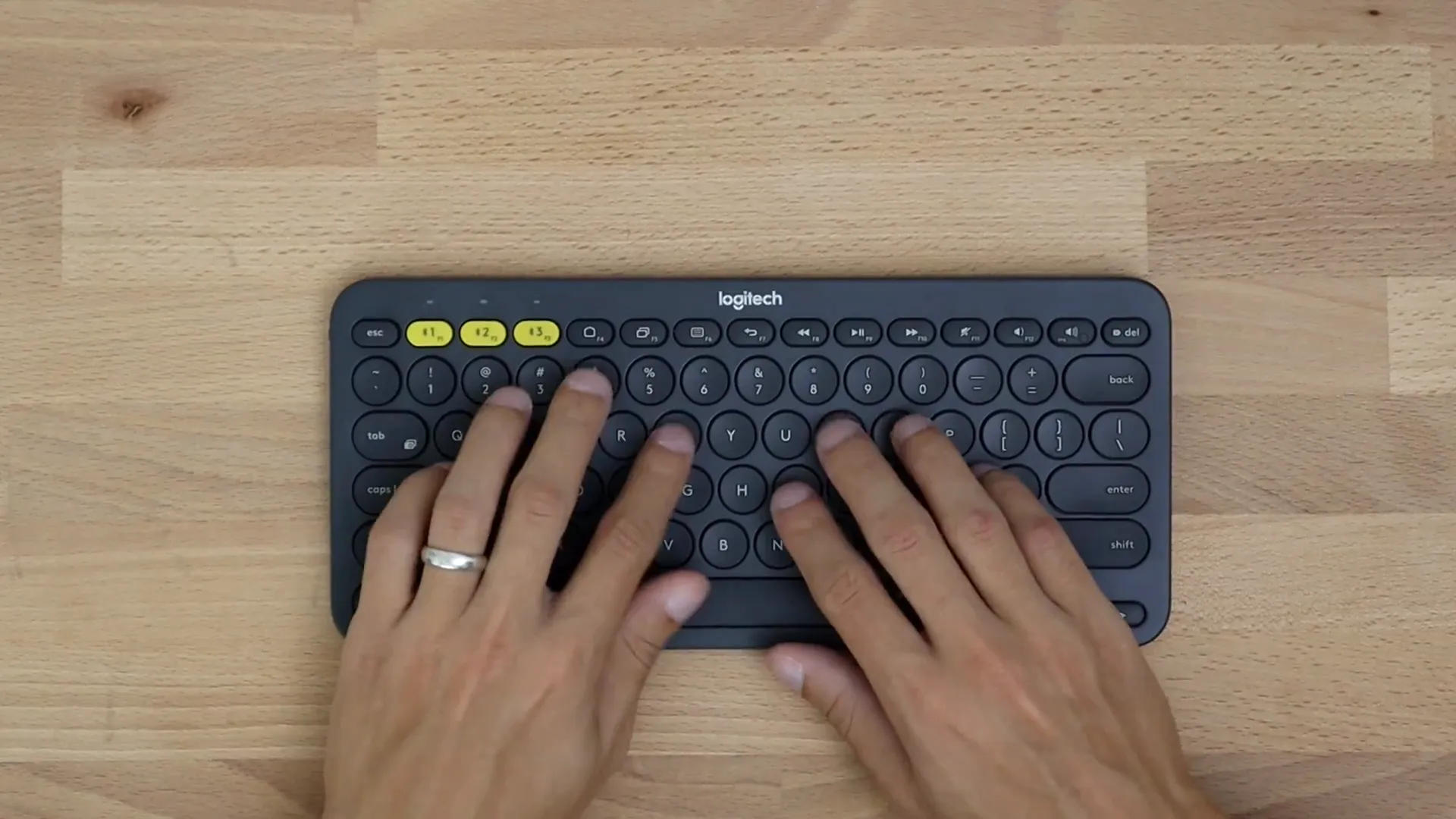 Typing Test on Logitech K380