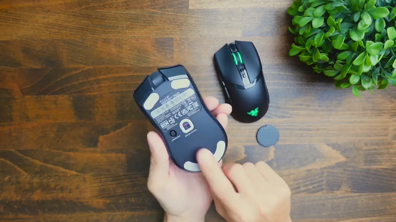 Unscrewing Cobra Pro underside for wireless charging puck