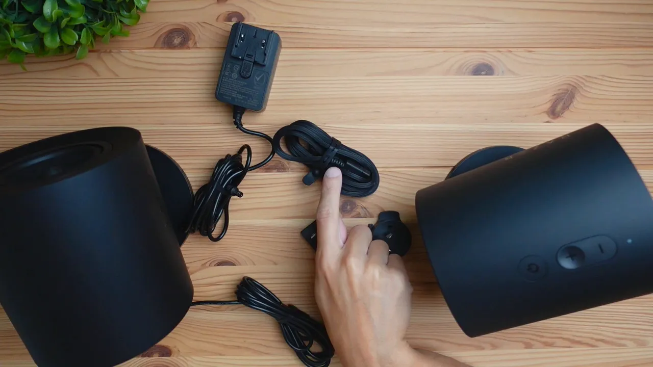 Razer Nommo V2 X box contents laid out on table