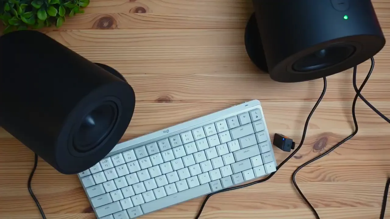 Close up showing matte finish and speaker angle