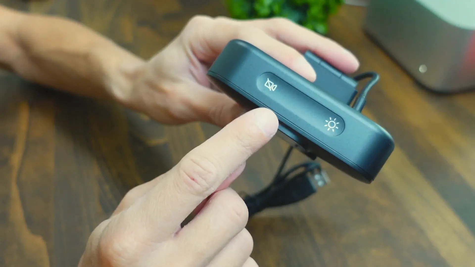 Webcam's physical controls
