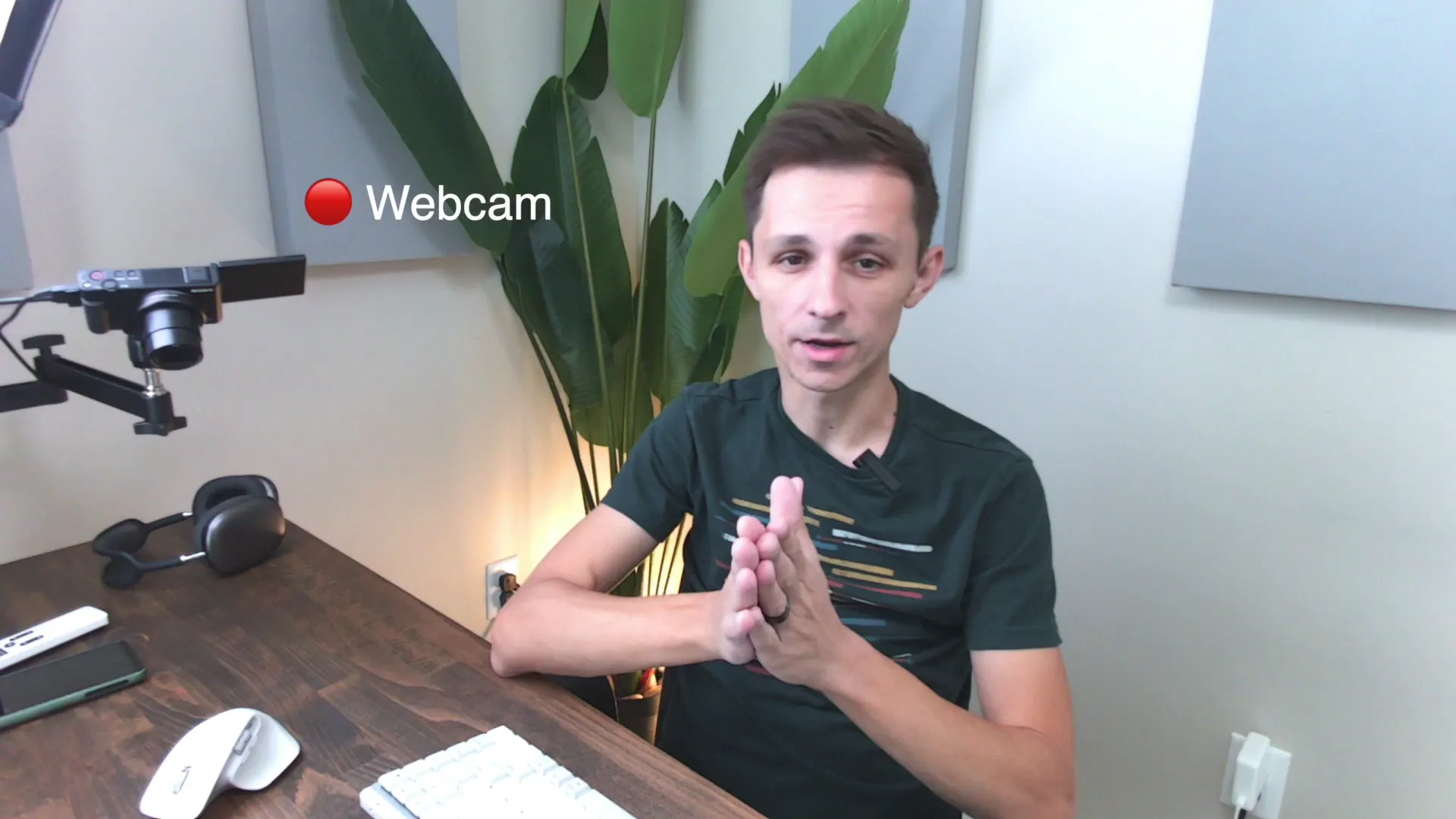 First look at the webcam setup