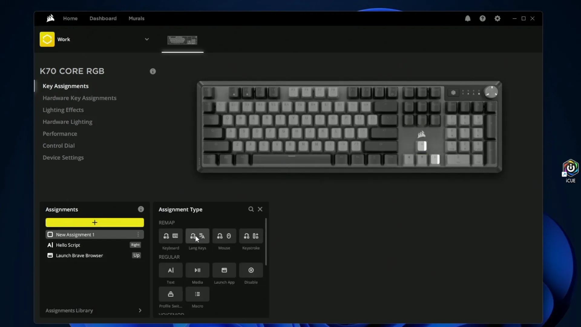 Corsair iCUE Software