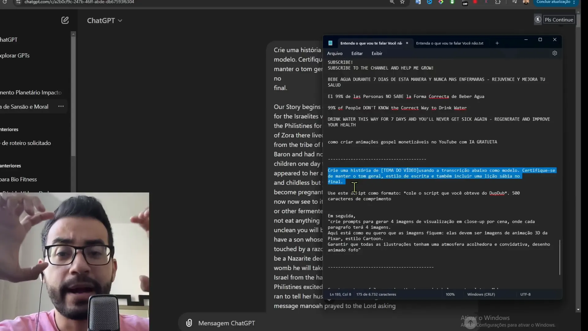 Narração com a ferramenta da OpenAI