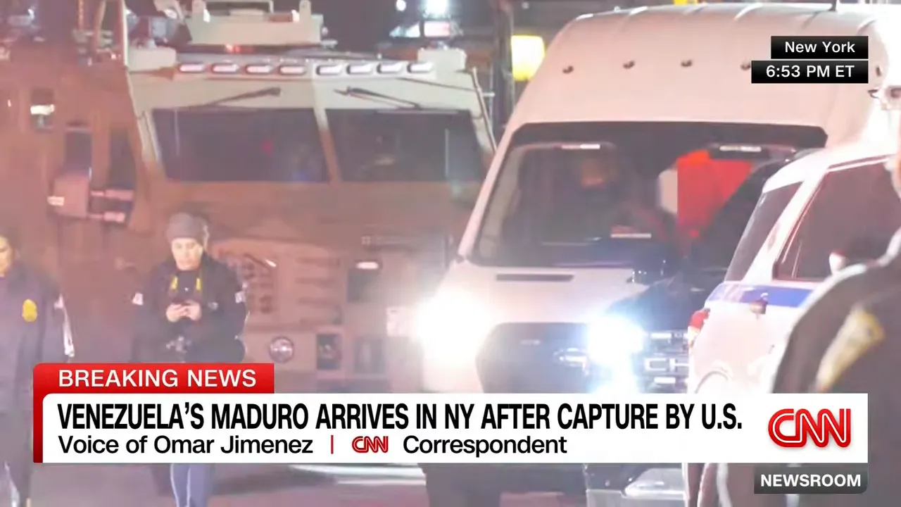 Armored BearCat and white transport van at Manhattan heliport with law enforcement officers