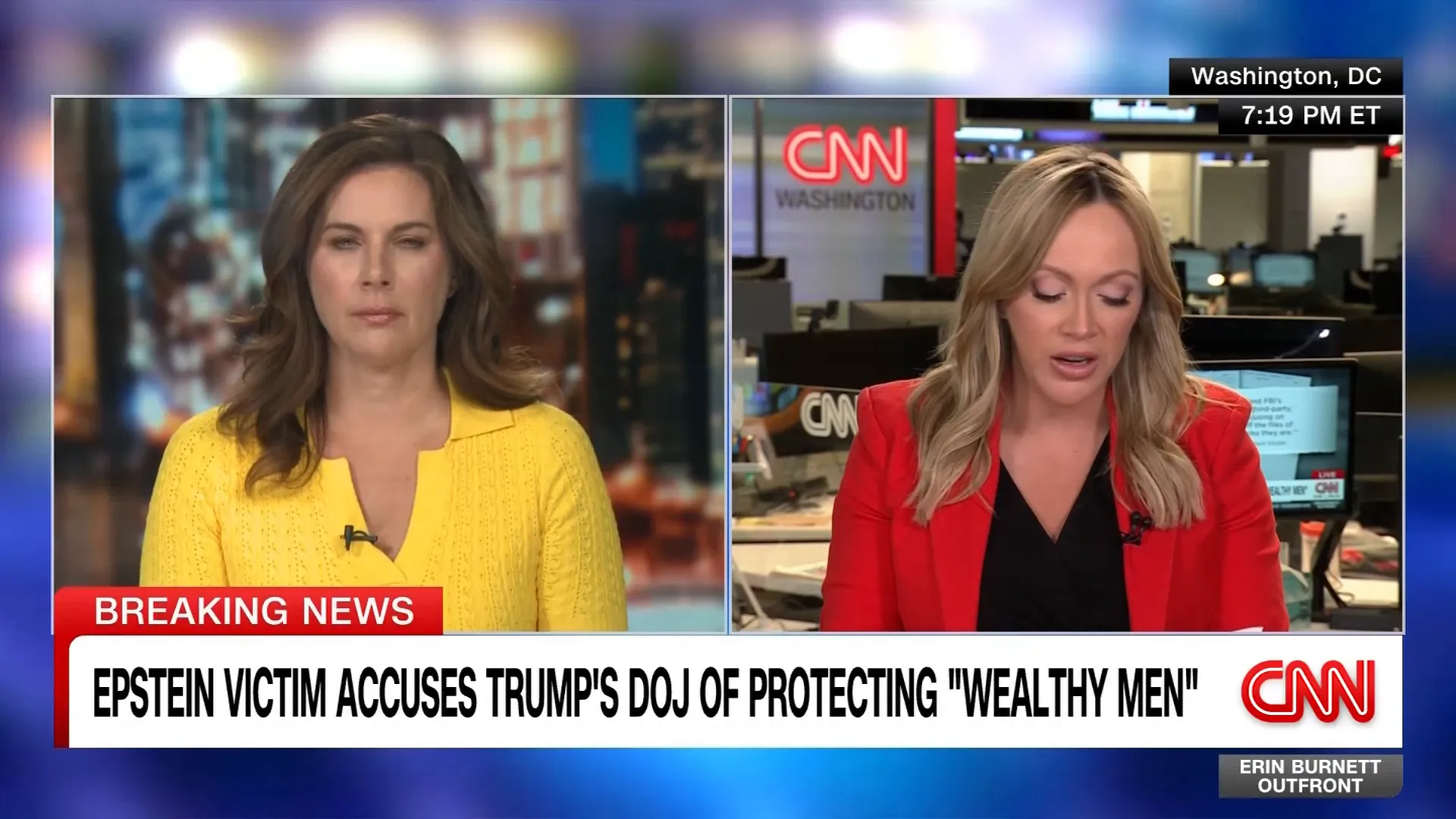 Victims criticize DOJ and Trump administration for protecting wealthy men