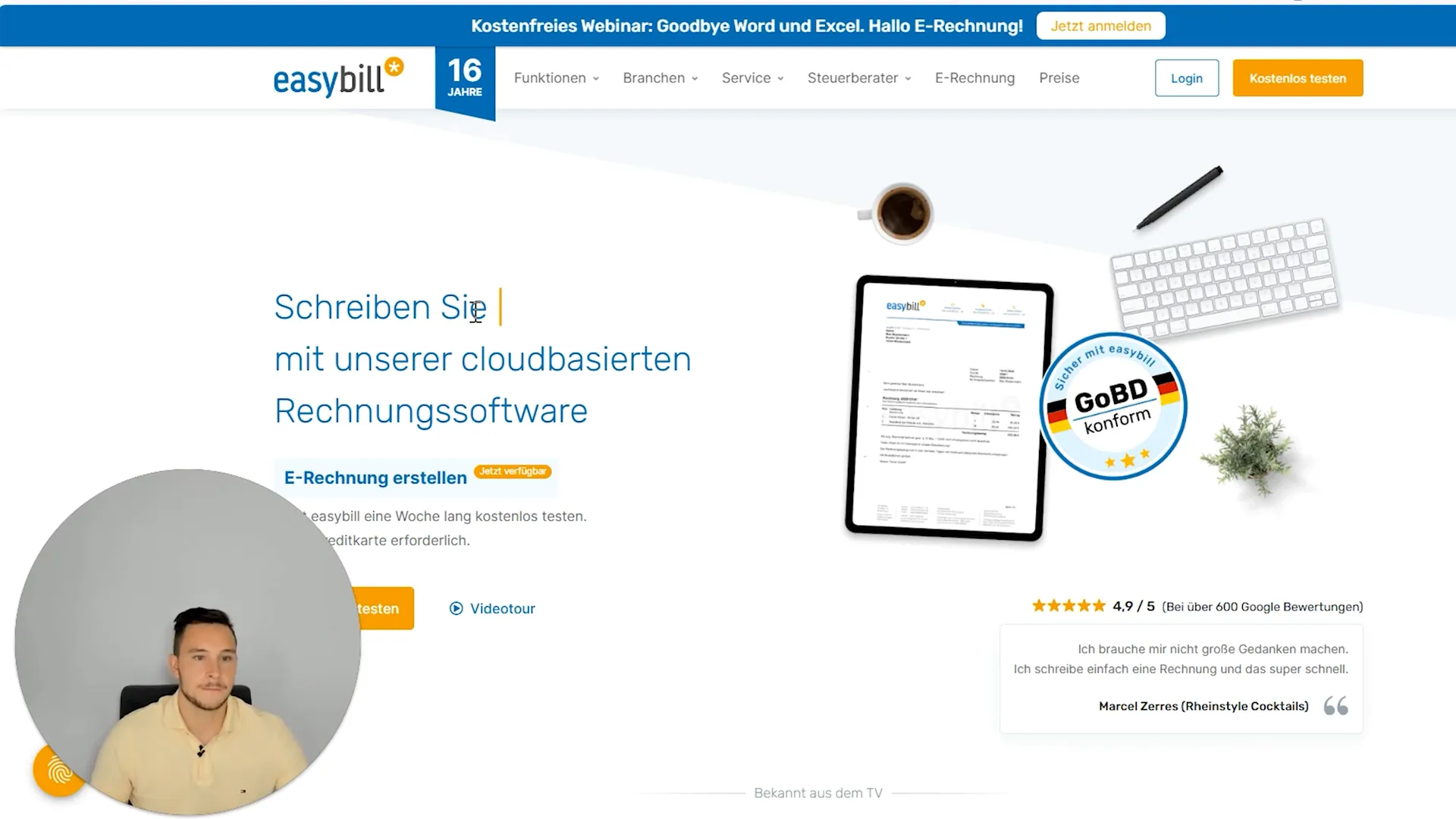 Automatisiertes Mahnwesen in Easybill