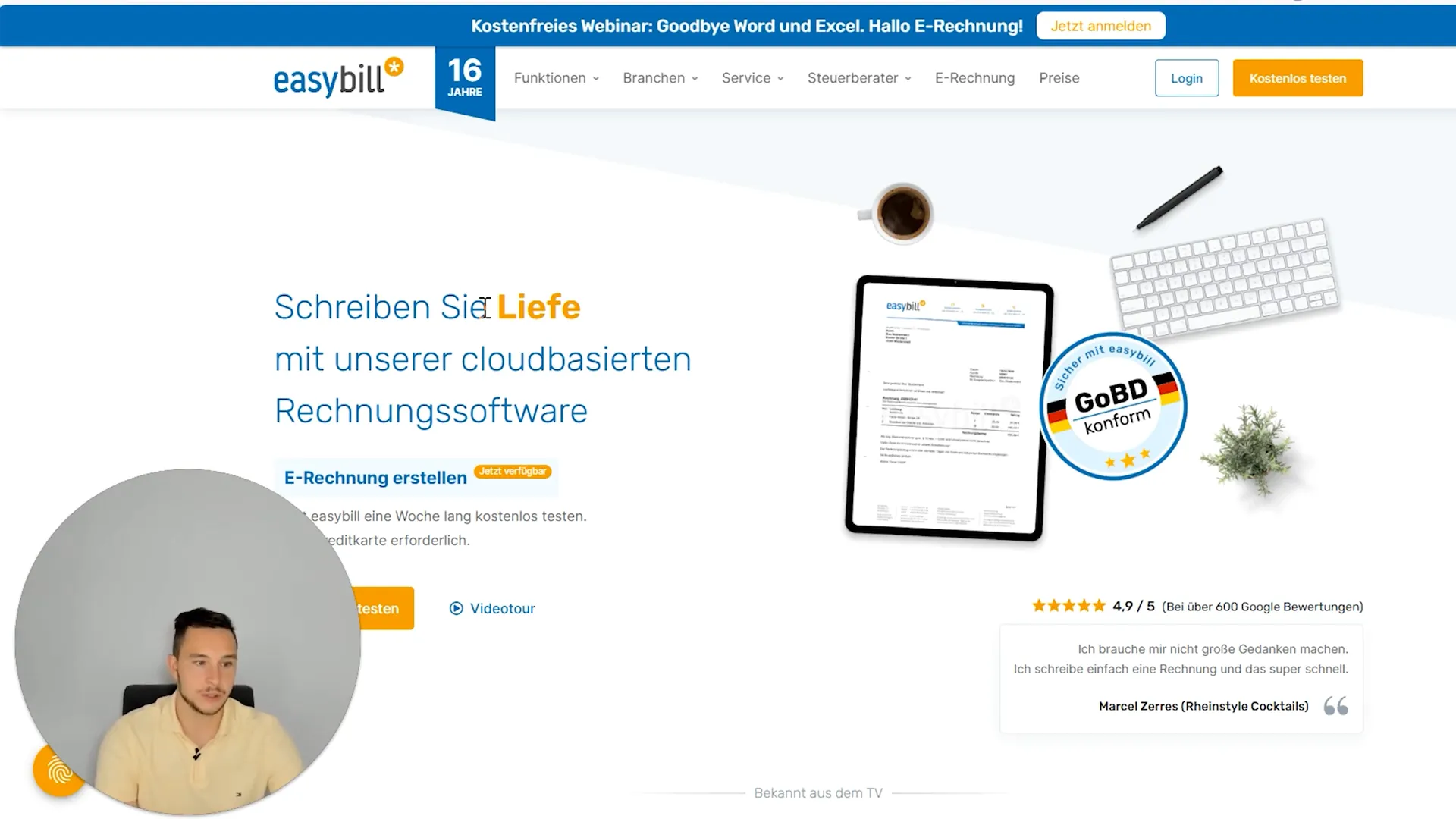 API-Schnittstelle von Easybill