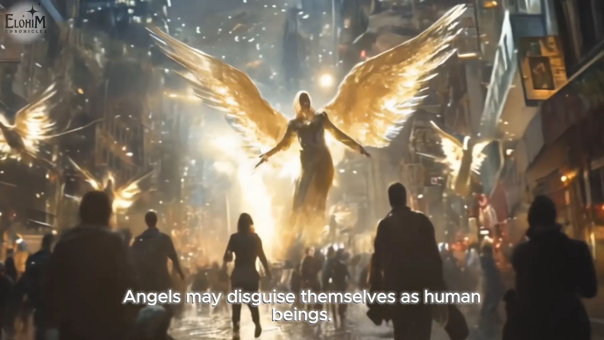 Angels may disguise themselves as humans.