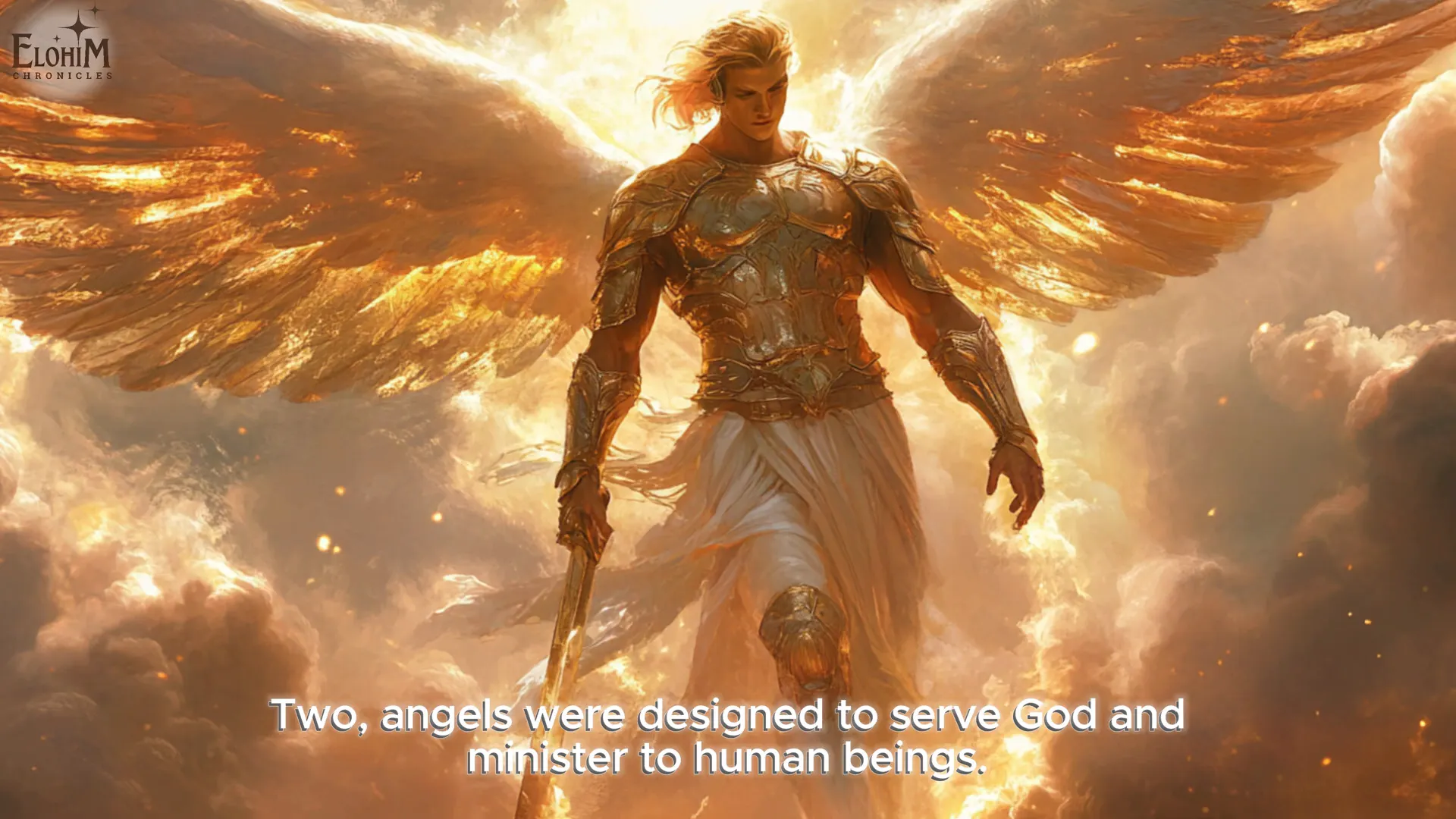 Angels serve God and minister to humans.