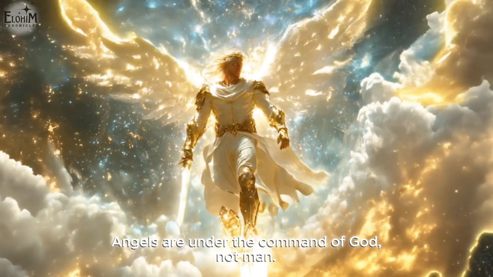 Angels are under the command of God.