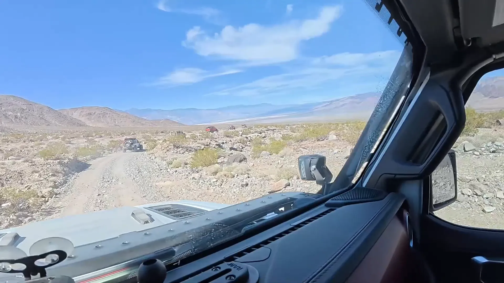 Descending into Saline Valley