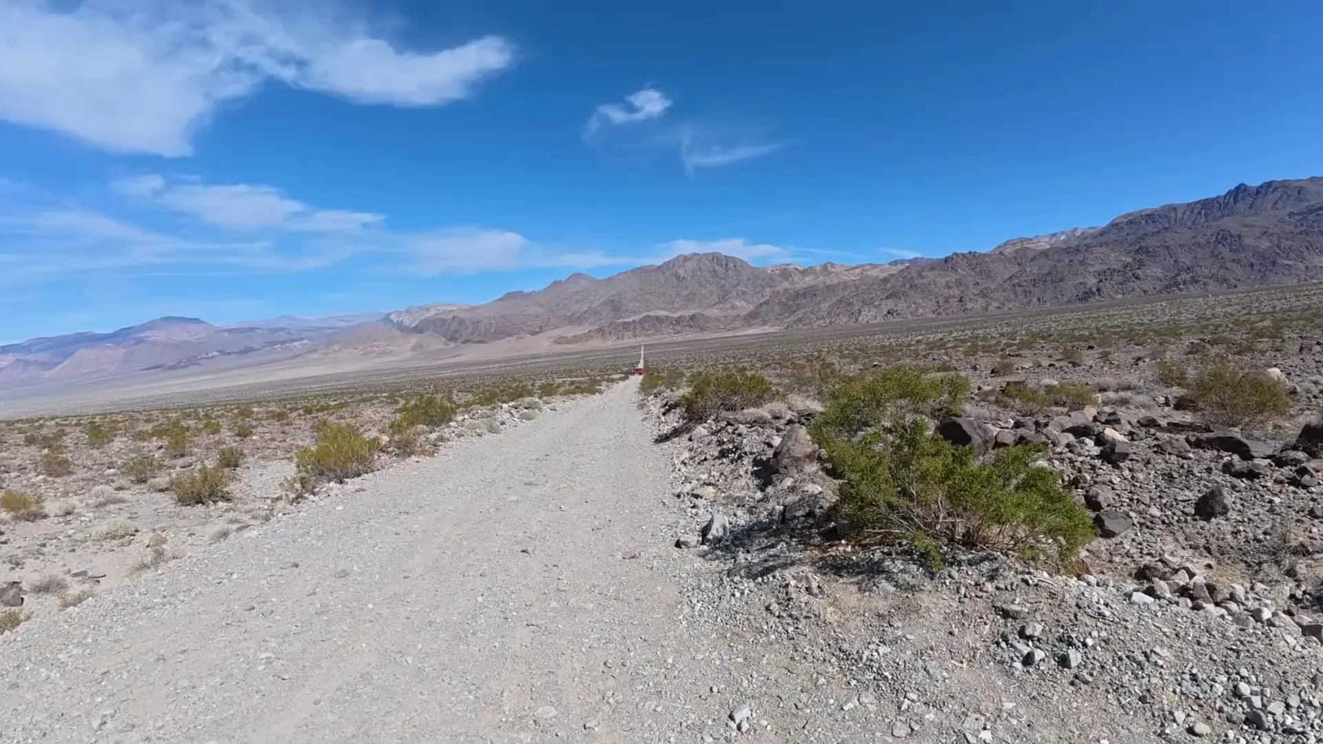 Descending into Saline Valley