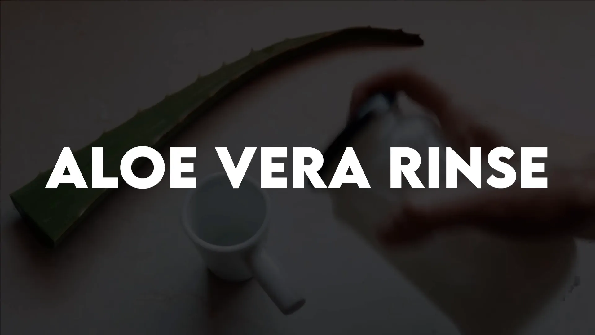 Natural oral care ingredients like aloe vera and peppermint oil