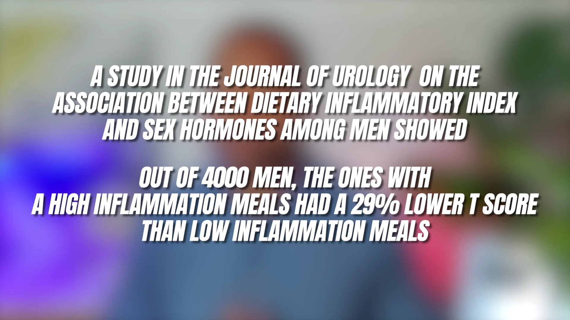 Anti-inflammatory foods boost testosterone