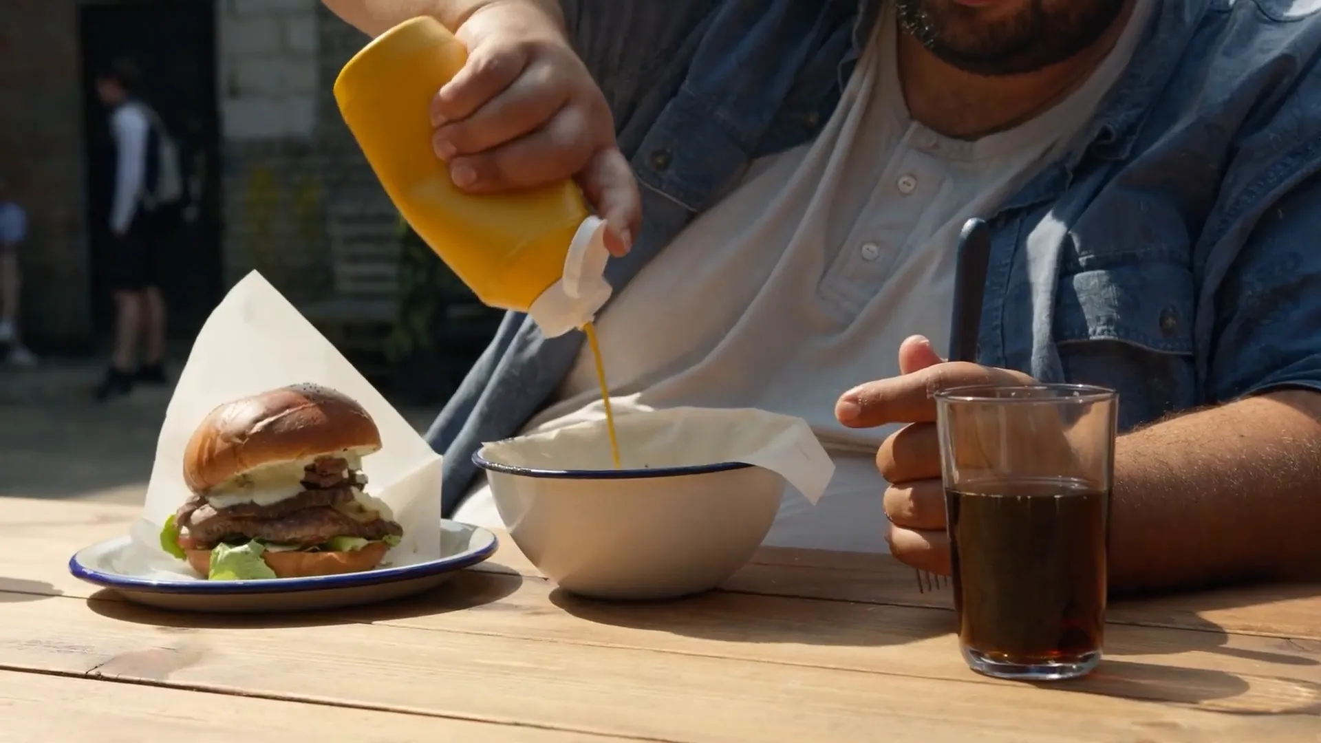 Fried chicken and processed foods on a plate