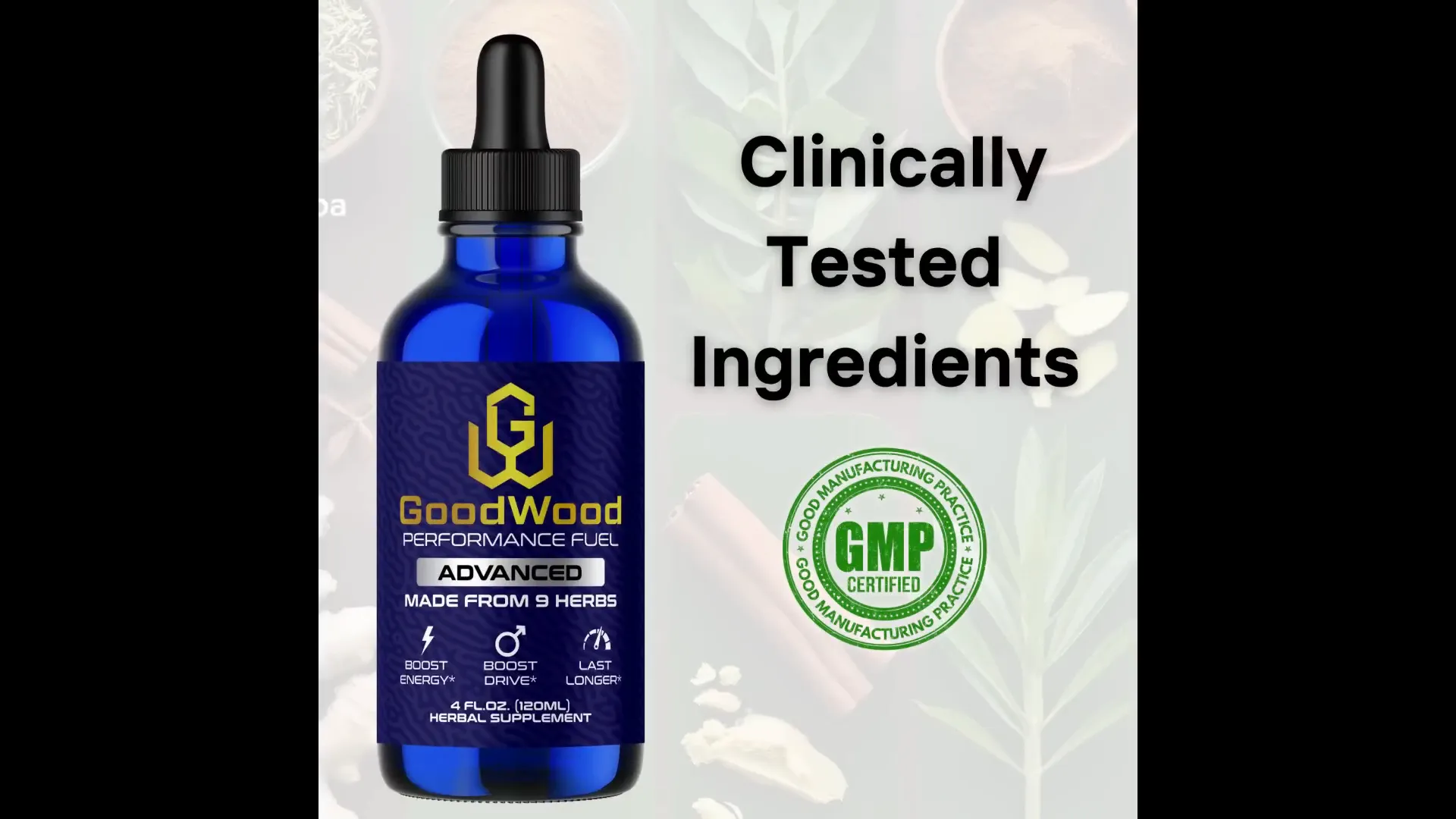 GoodWood supplements bottle