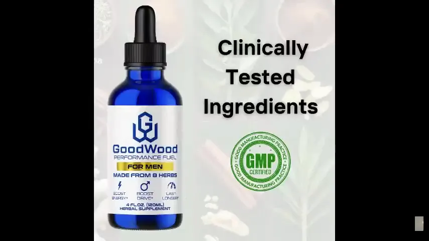 GoodWood natural supplement bottle