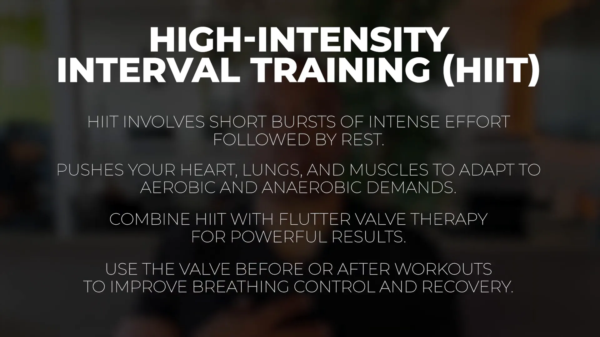 Example of HIIT workout routine