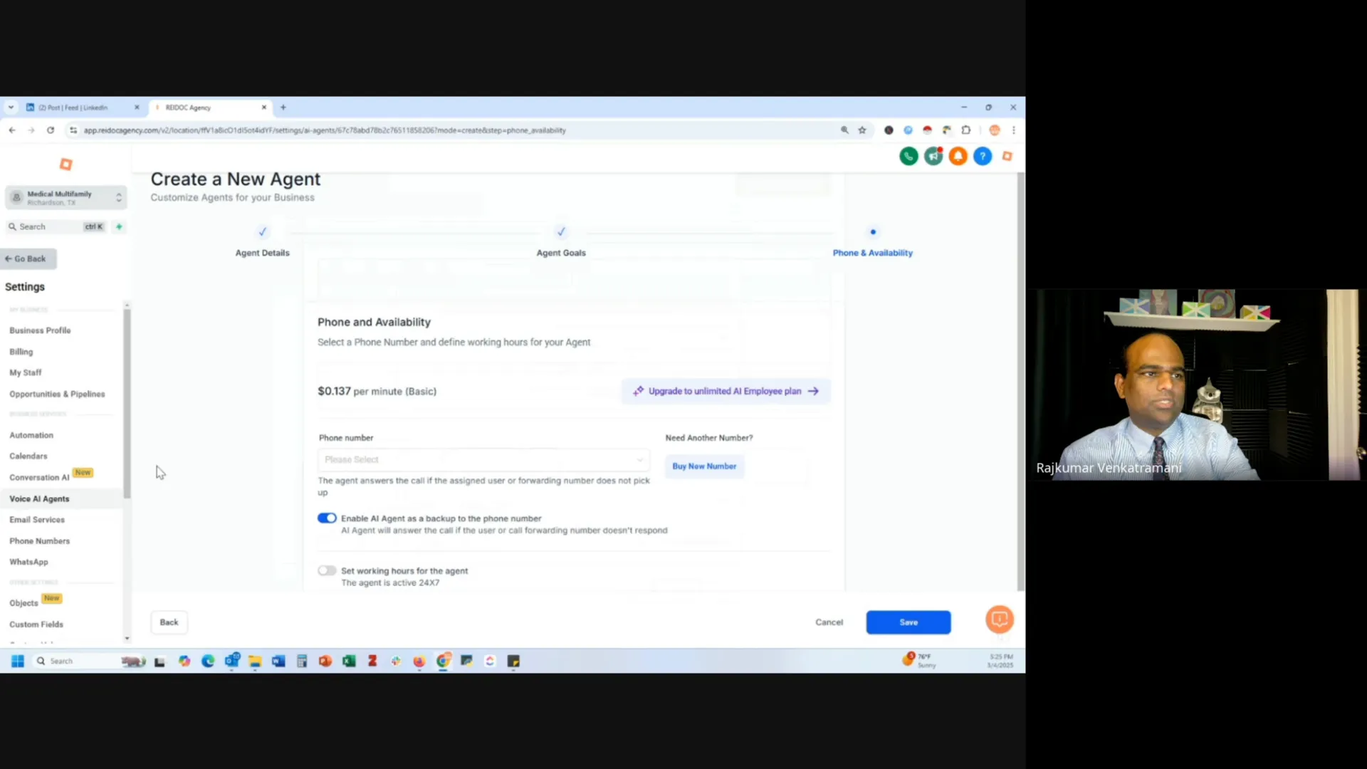 Creating workflows for scheduling