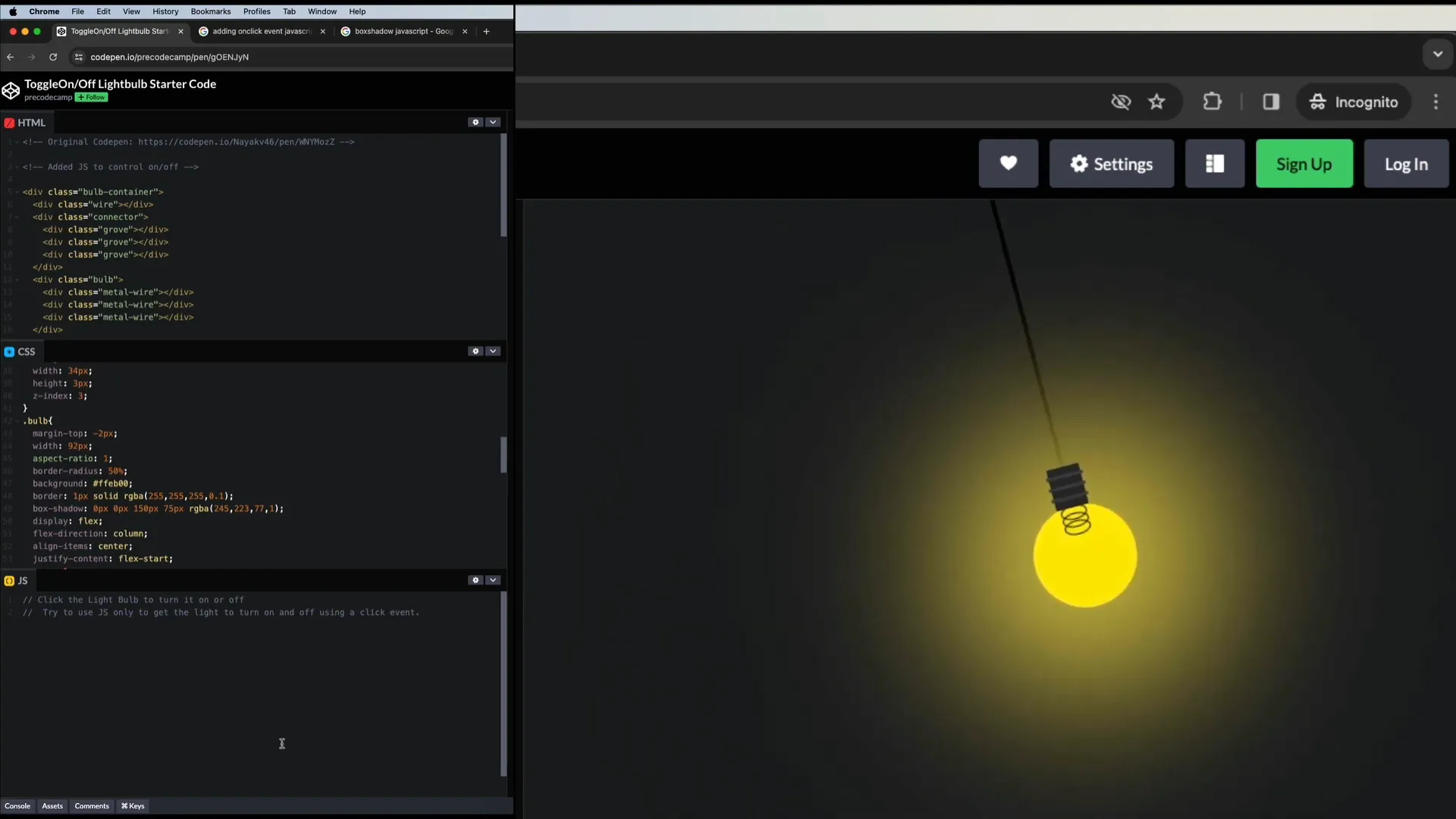 Light Control Mechanism Overview