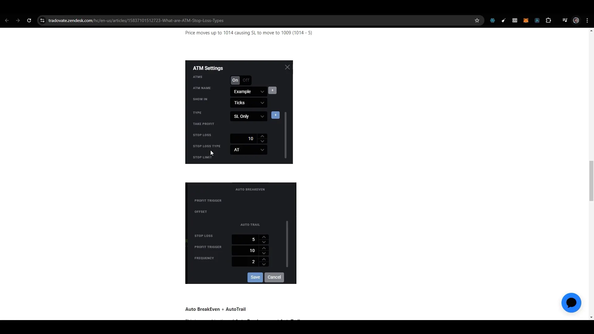 Auto Trail Feature Documentation